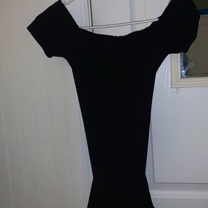 black body con dress
